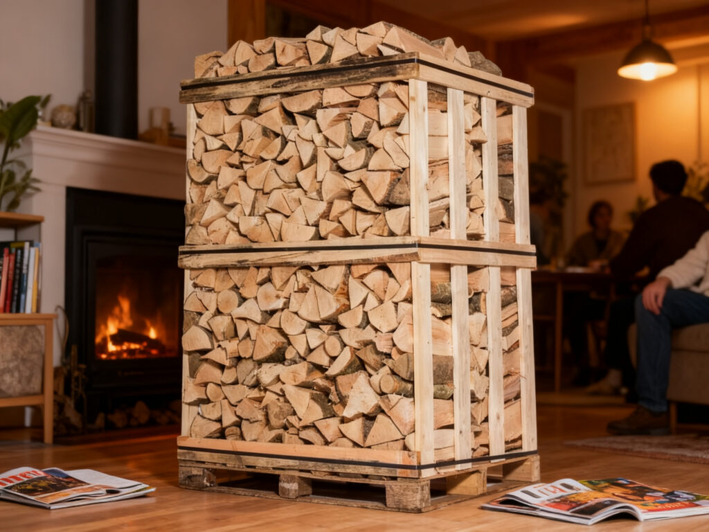 Bois de Chauffage 25 cm séché, prêt à brûler