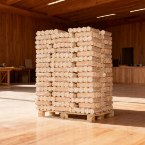 Alternative view of Palette de Bois Densifié Résineux  960 kg de chaleur
